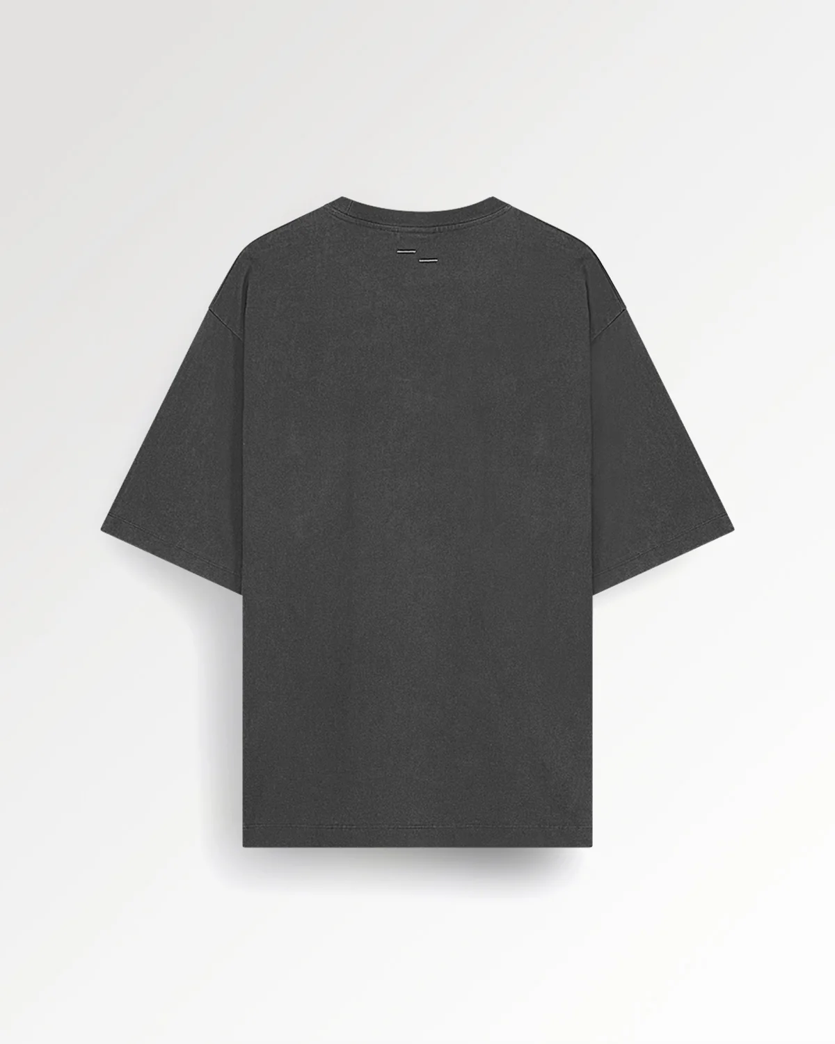 T-shirt Boxy Embroidered Vintage Black