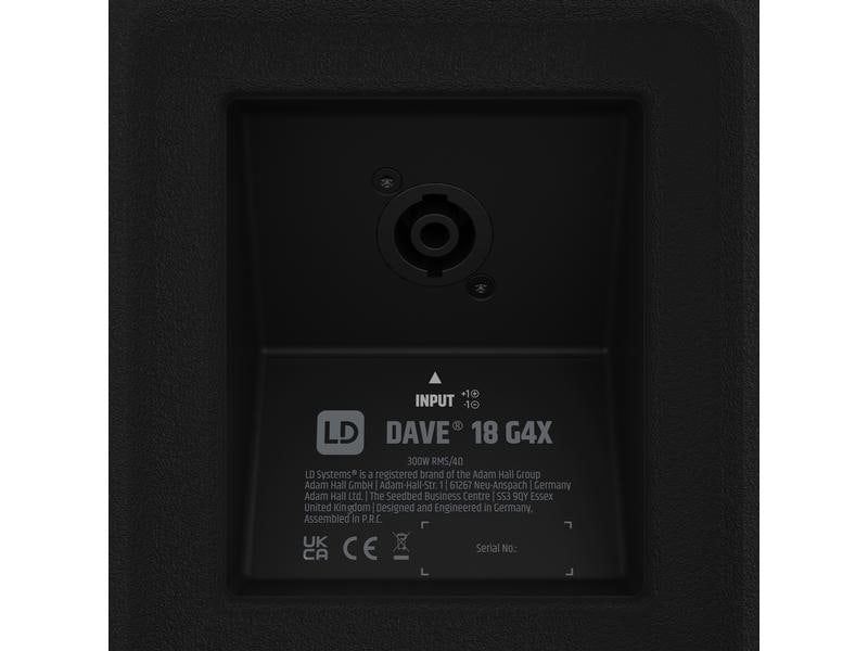 LD Systems PA-System DAVE 18 G4X Kompaktes, aktives 2.1-PA-System