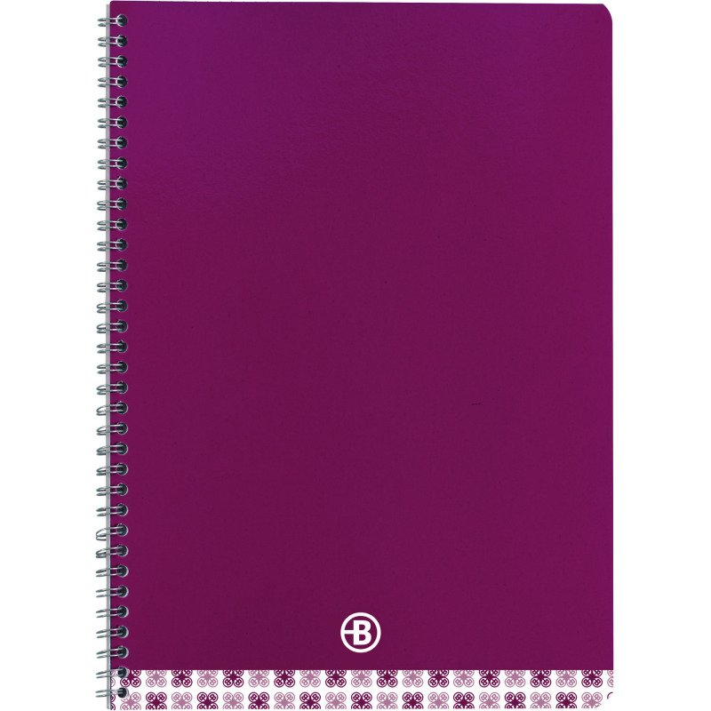 Cahier spirale standard Bruneau A4 21 x 29,7 cm petits carreaux 100 pages