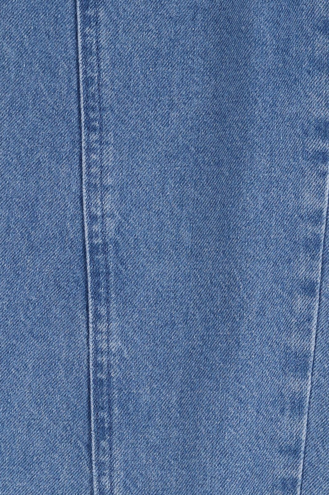 Blauwe denim wide leg jeans