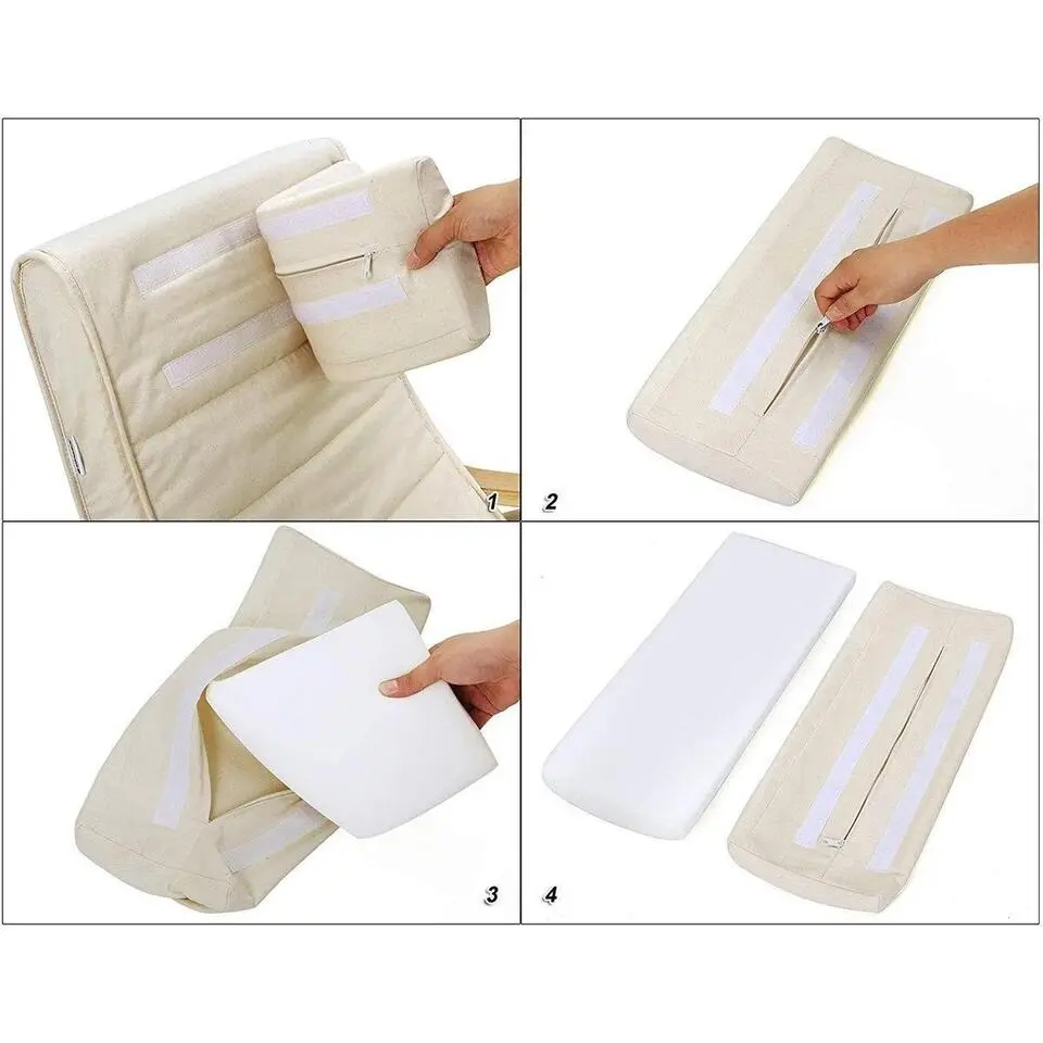 Schommelstoel - Relaxstoel - Verstelbaar 5 standen - Beige