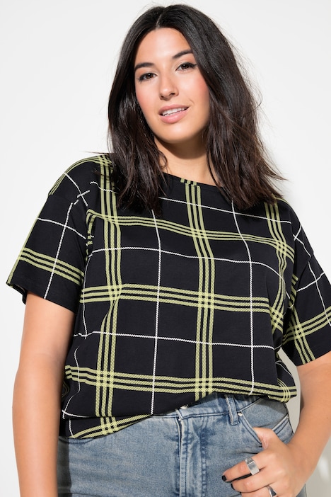 T-Shirt, oversized, Karo