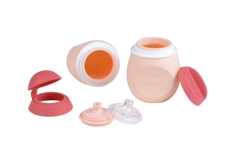Lot Babypote 2 en 1 et Portion - Pink - BEABA