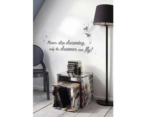 Muursticker Disney Editie 4 Never Stop dreaming 50 x 70 cm