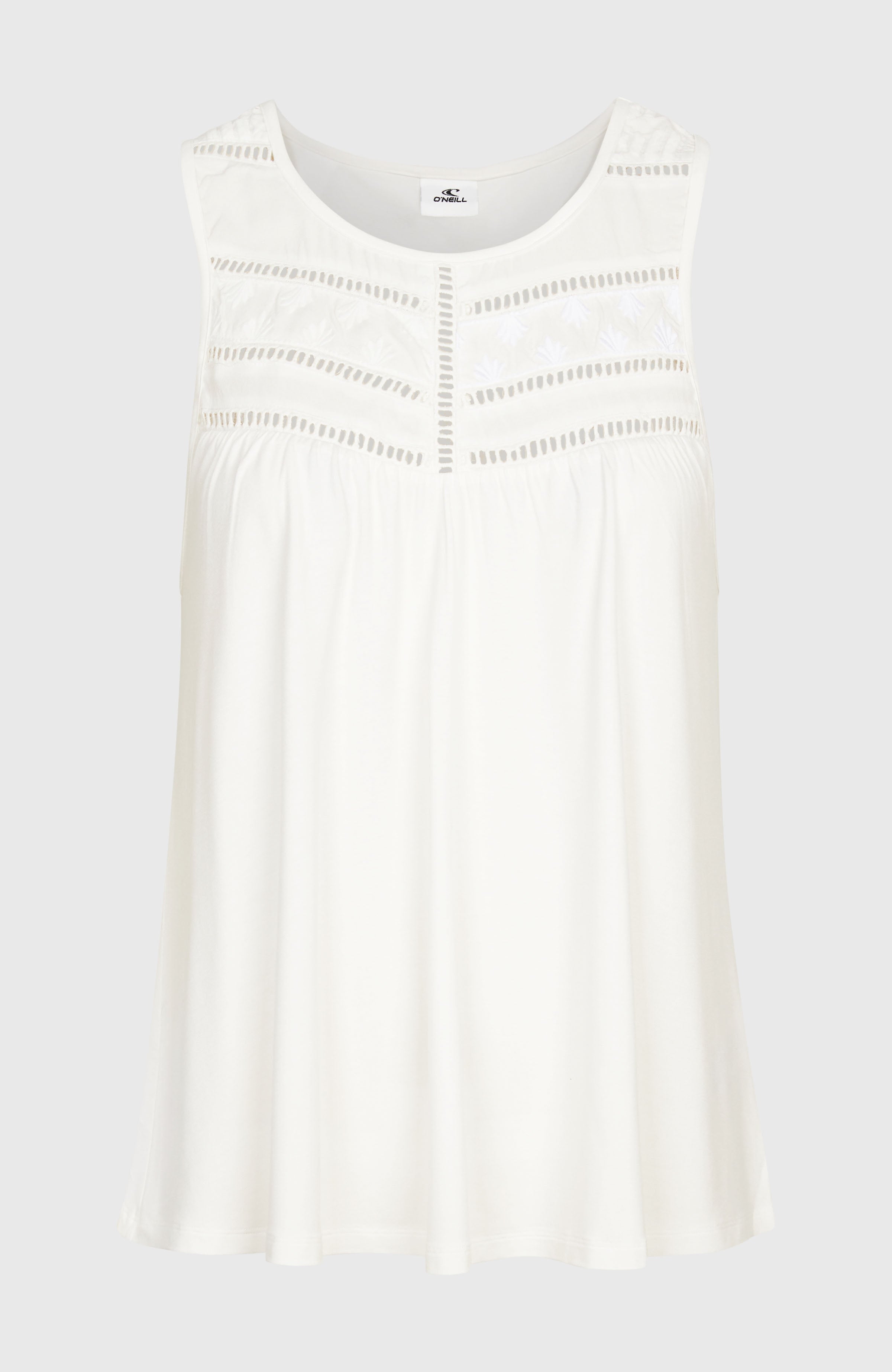 Essentials Tokeena tanktop met borduursel