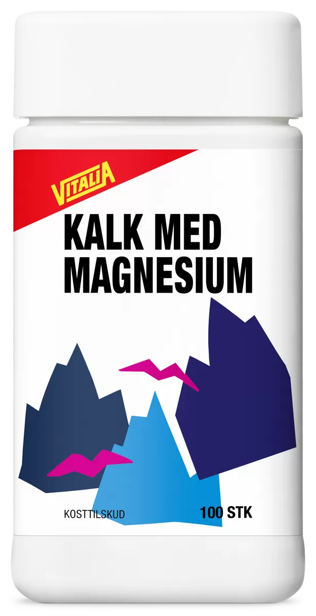 Vitalia Kalk med magnesium - 100 tabl.