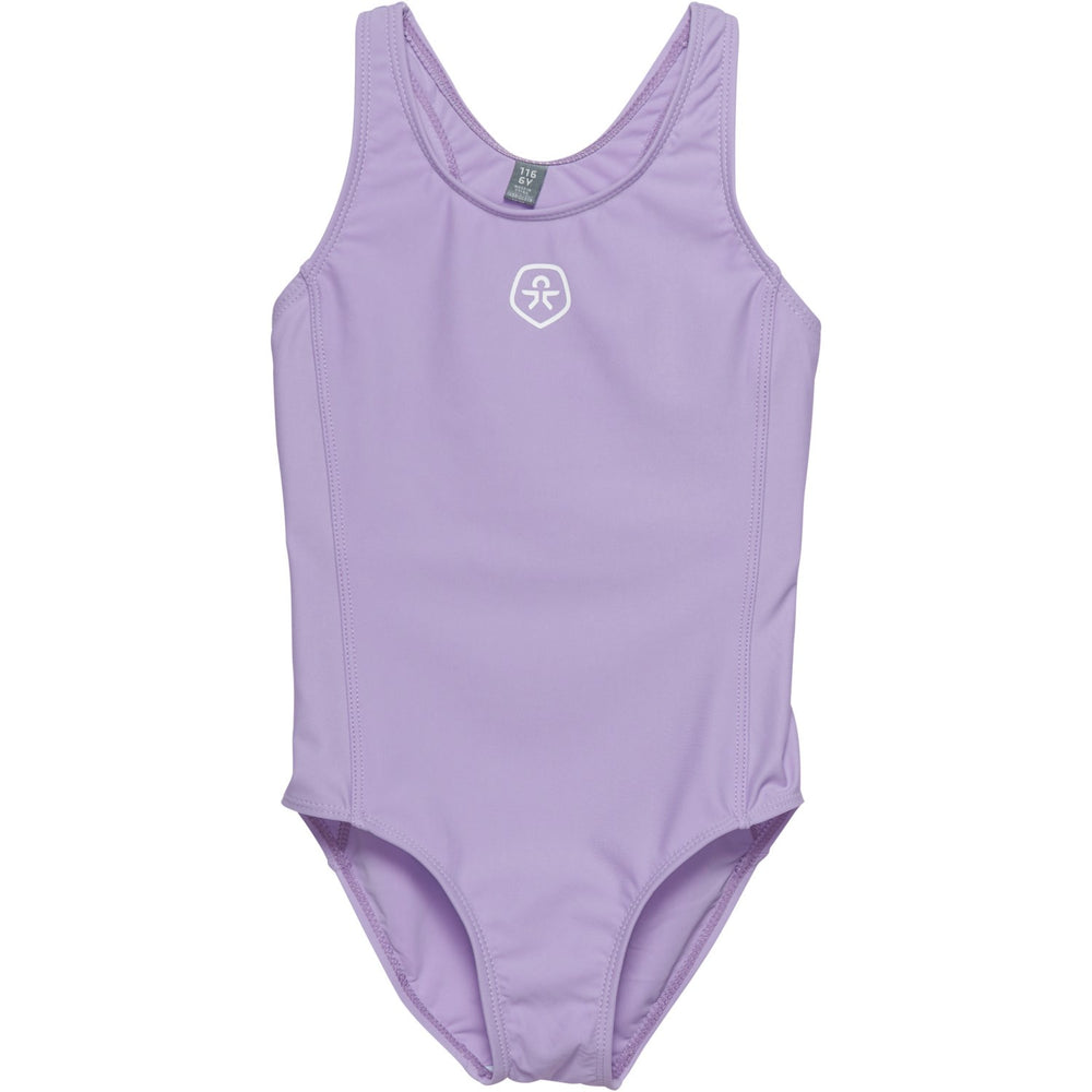 Køb Color Kids Lavender Mist Badedragt - Solid