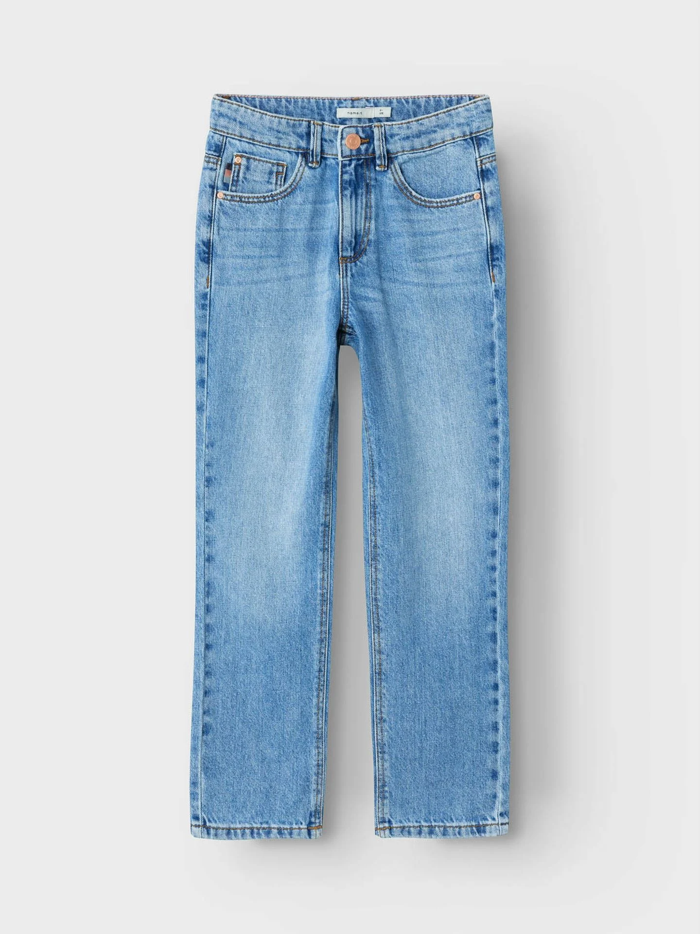 Rose High Waist Straight Jeans 9222-Be