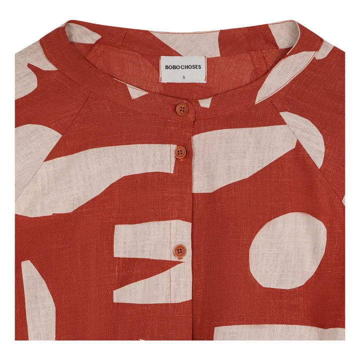 Bobo Choses Blouse Summer Landscape - Collection Femme  | Rouge brique