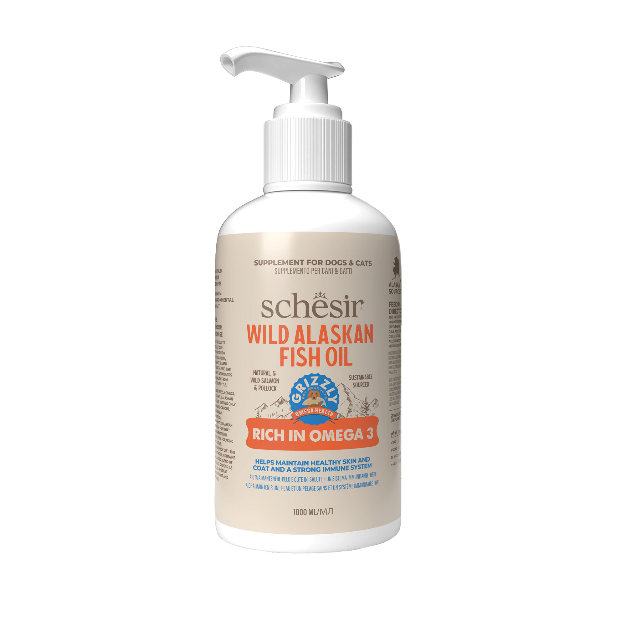Schesir Grizzly Wild Alaskan Fish Oil