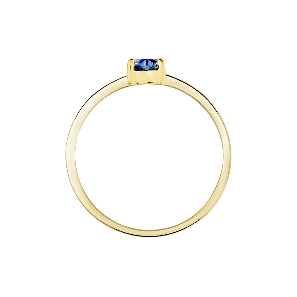 Bague Lissounia Or Jaune Saphir