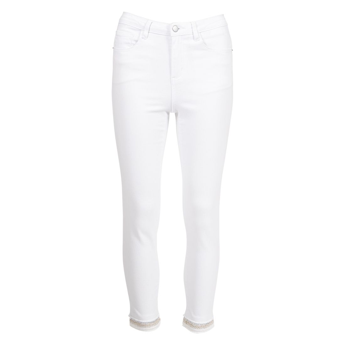 Camilla jeans med strassbånd
