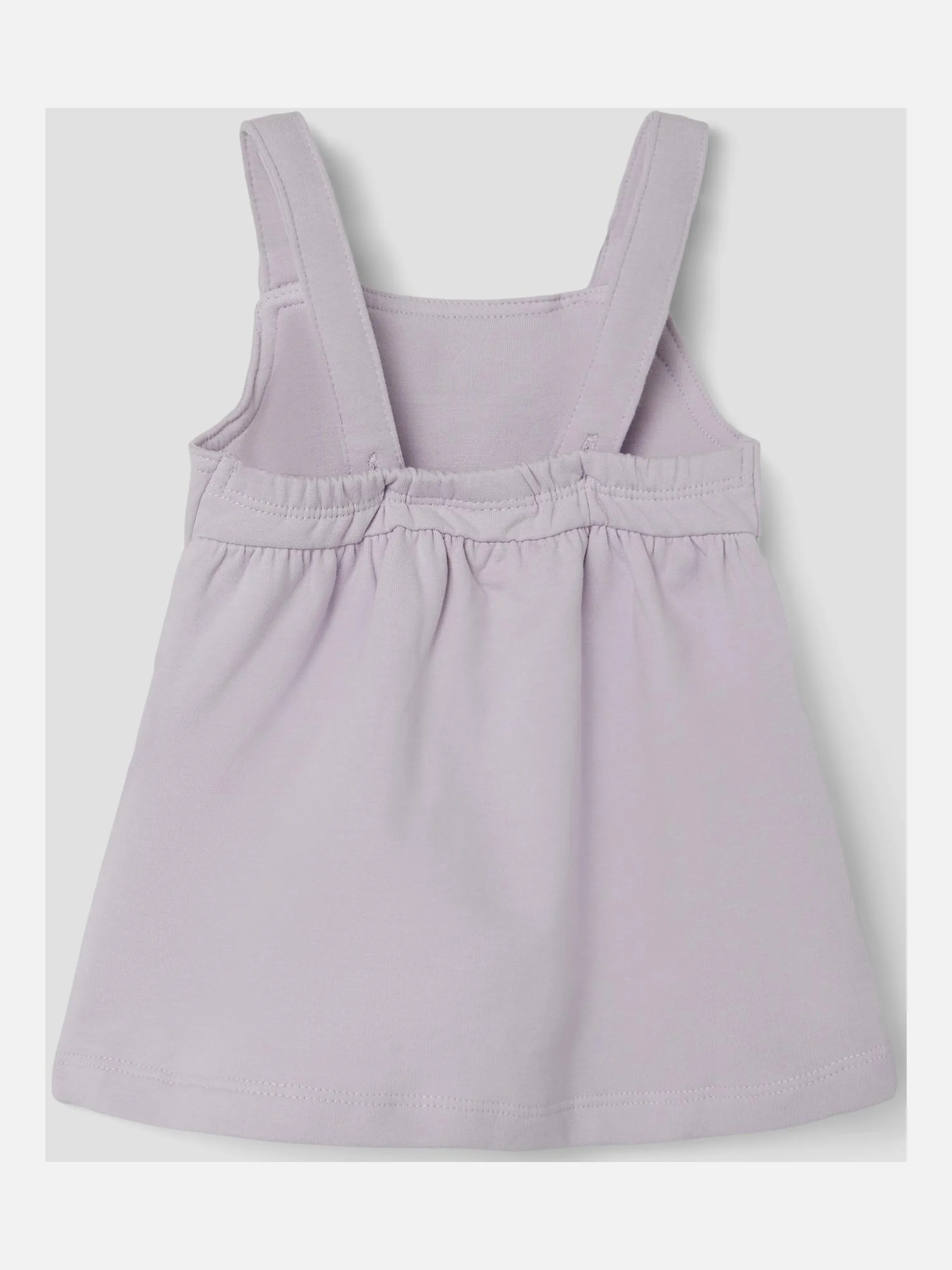 Baby Kleid mit Frontprint und angesetzten Öhrchen