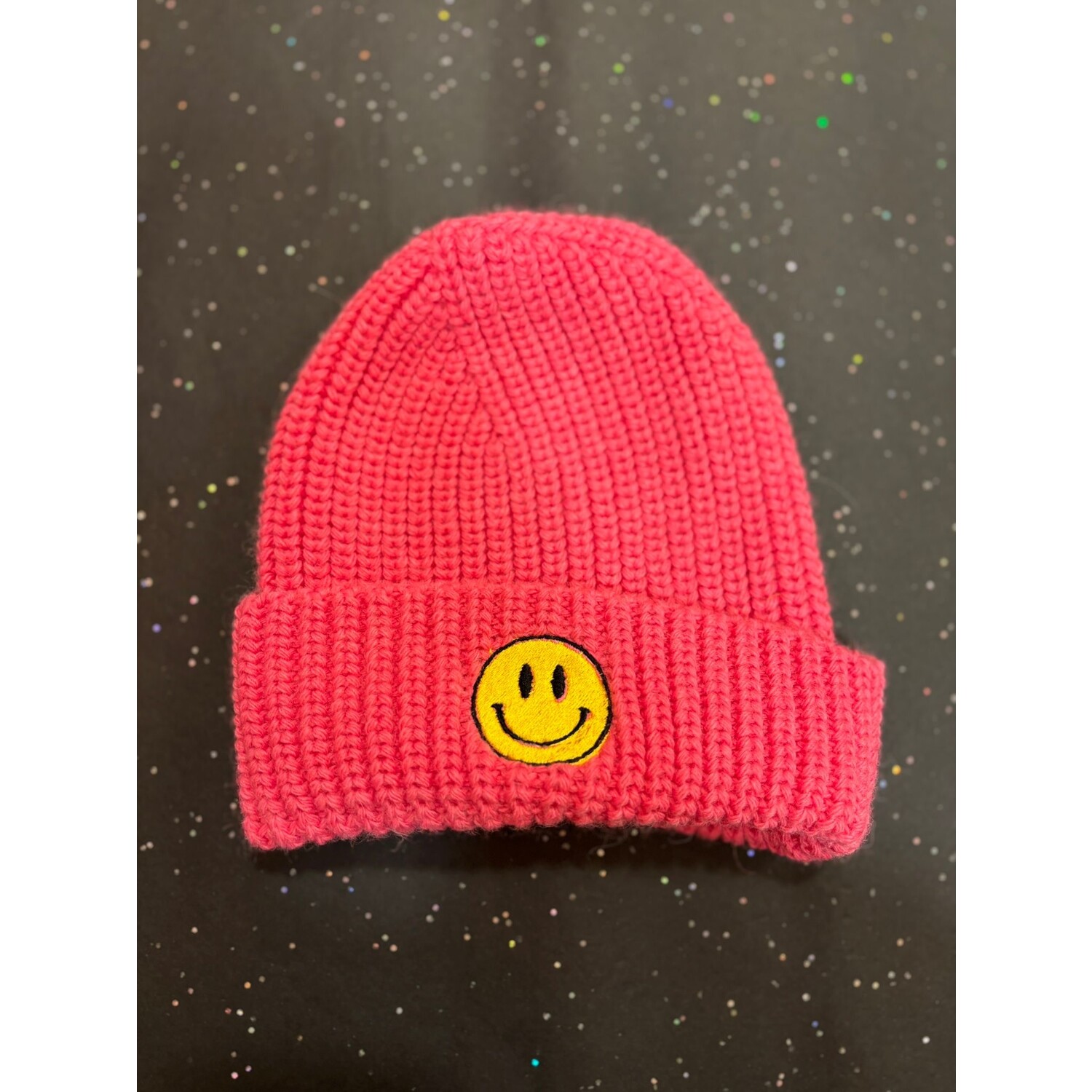 Atelier Pomme | ROCK THAT BEANIE - BLOWY BUBBLEGUM | SMILEY | 3-8Y