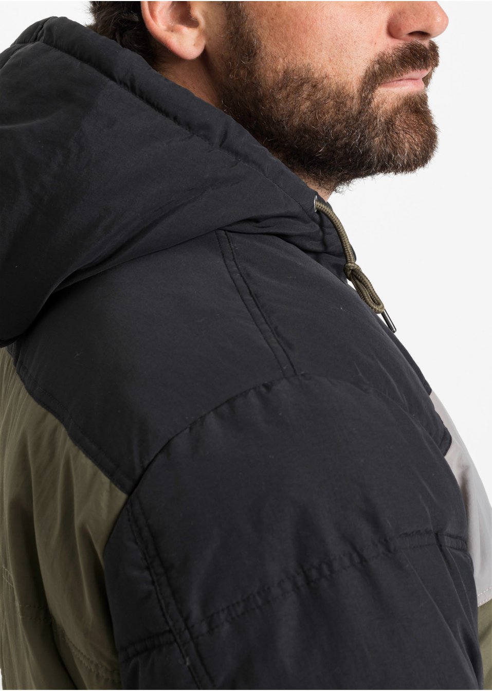 Veste d'hiver matelassée à capuche
