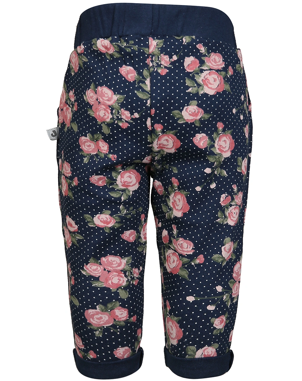 Stoffhose  CLASSIC GIRLS in marine/geblümt