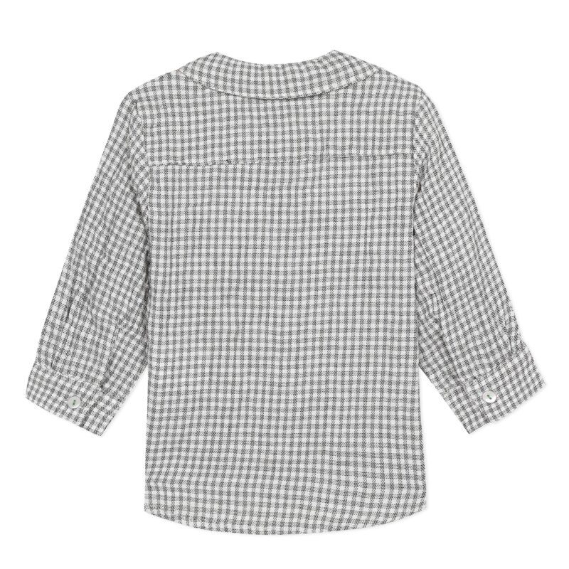 Chemise en coton grise à carreaux bébé garçon Absorba Aucune nuance