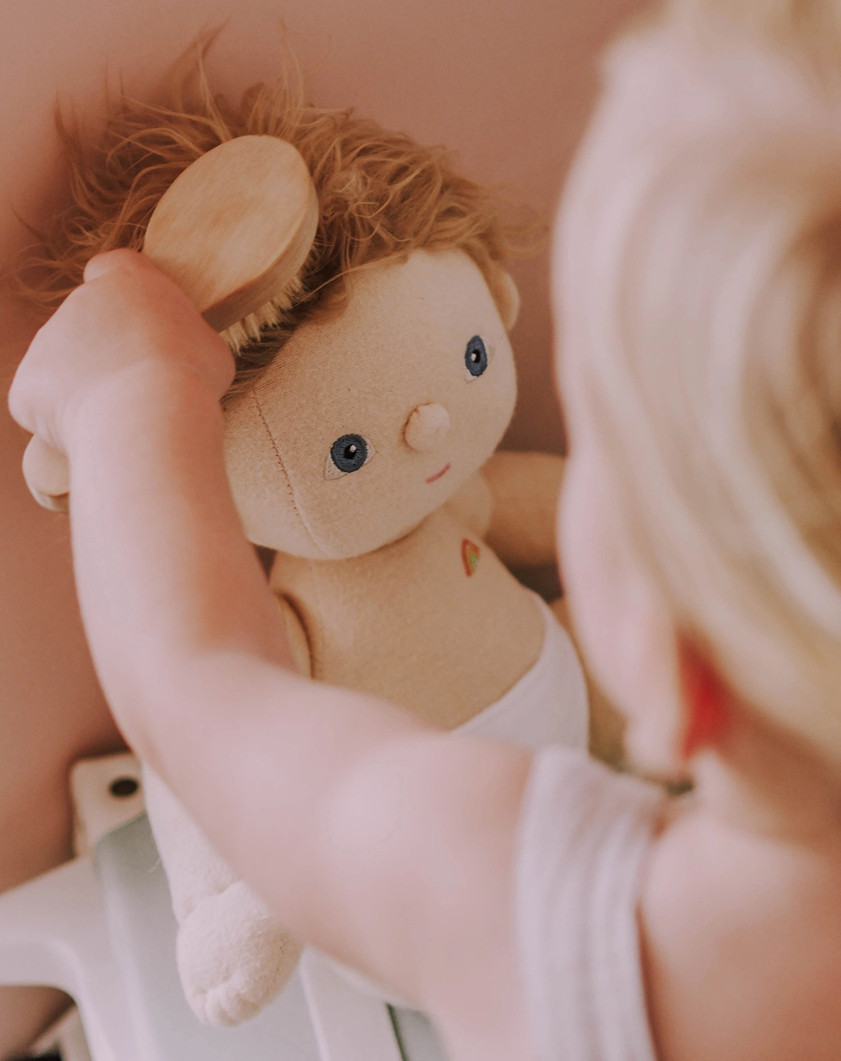 Stoffpuppe DINKUM - POPPET (35cm) in braun