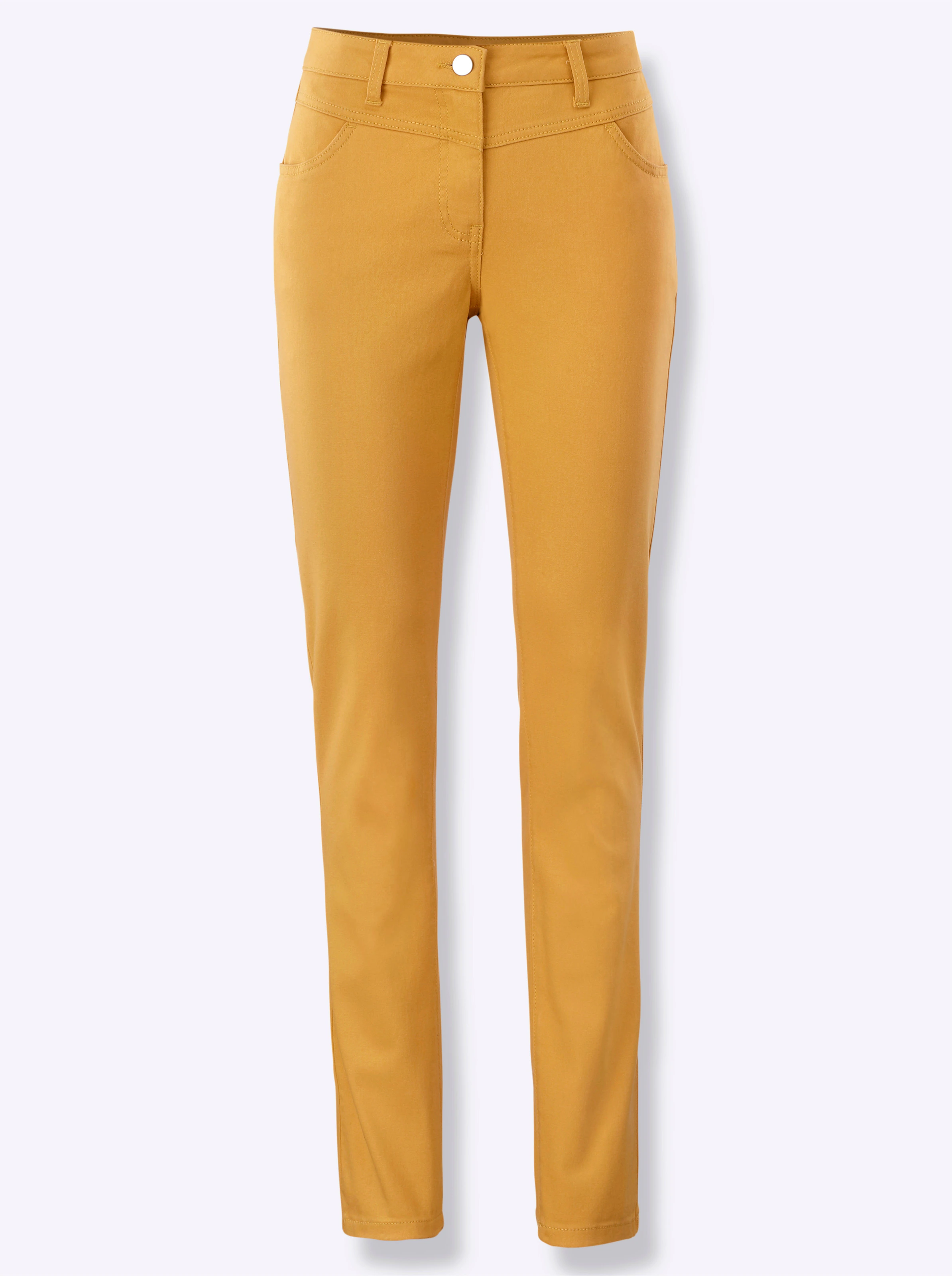 Stretch-Hose in ocker