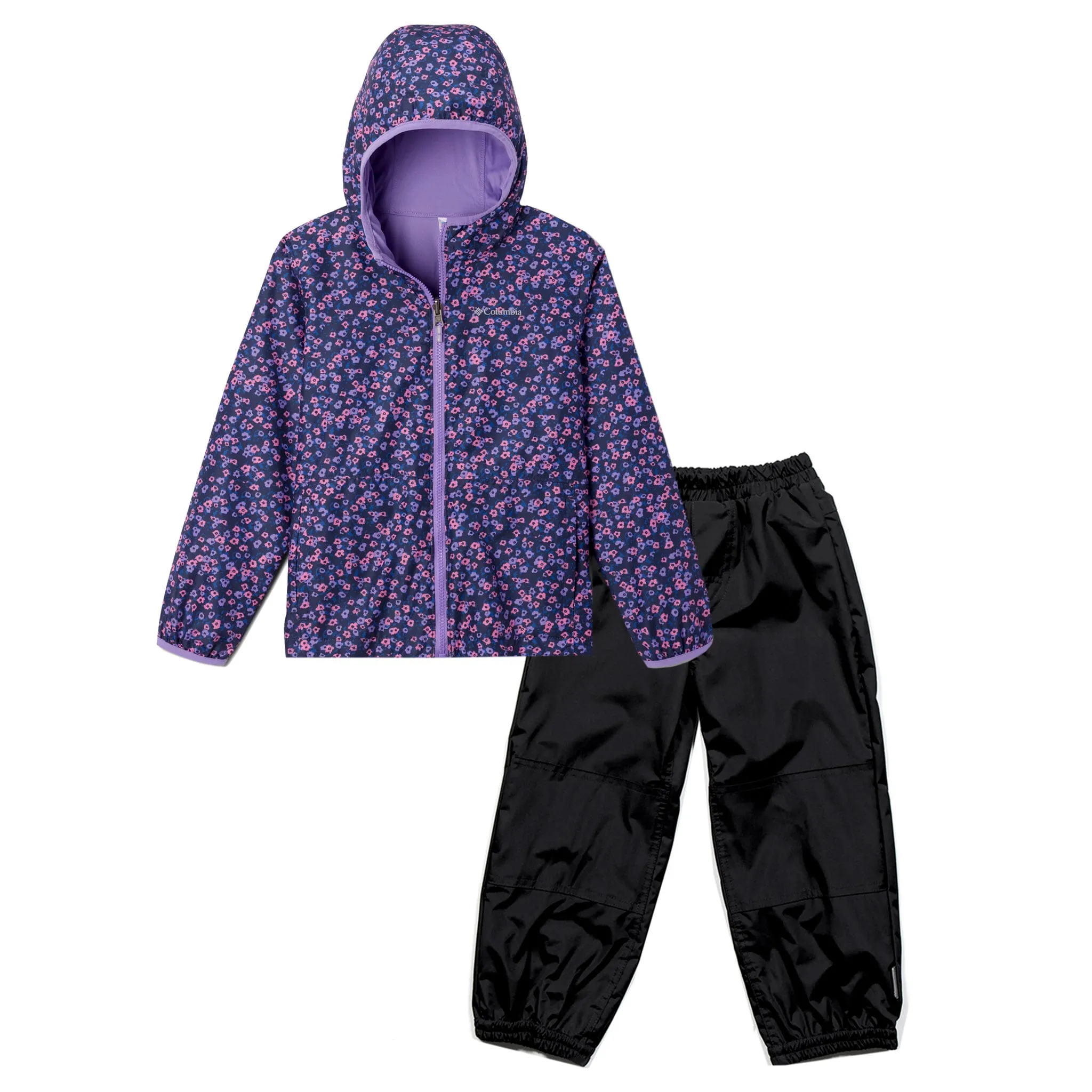 Columbia Ensemble Extérieur Pixel Grabber Mauve 4-10ans
