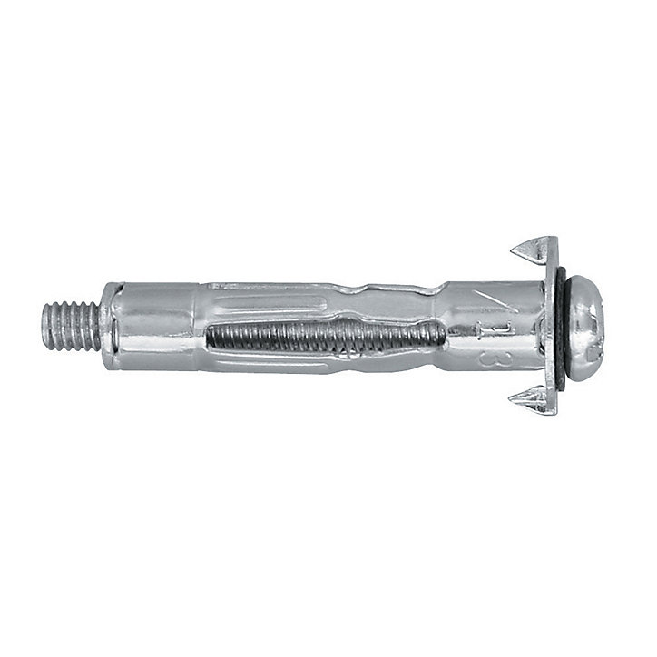 25 chevilles Diall murs creux PZ M4x32mm