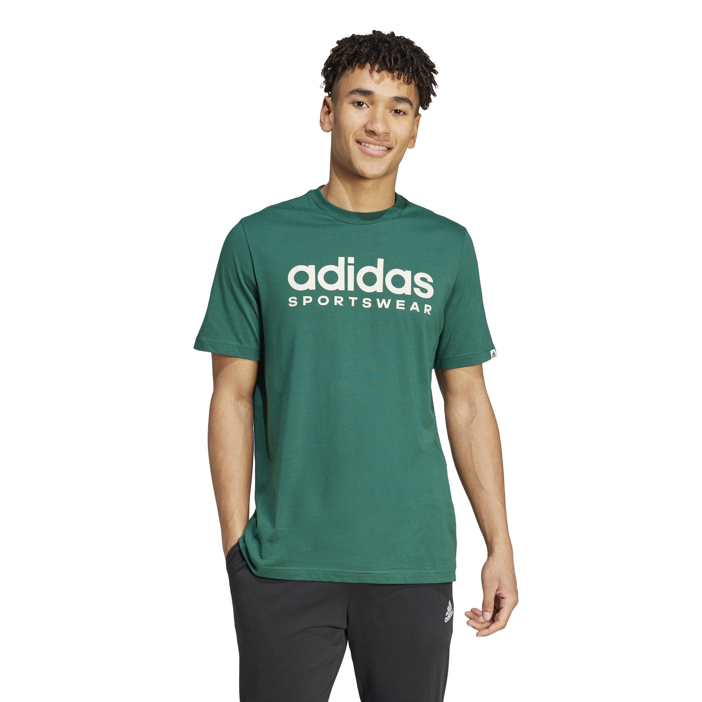 adidas Essentials Single Jersey Logo T-Shirt Mens