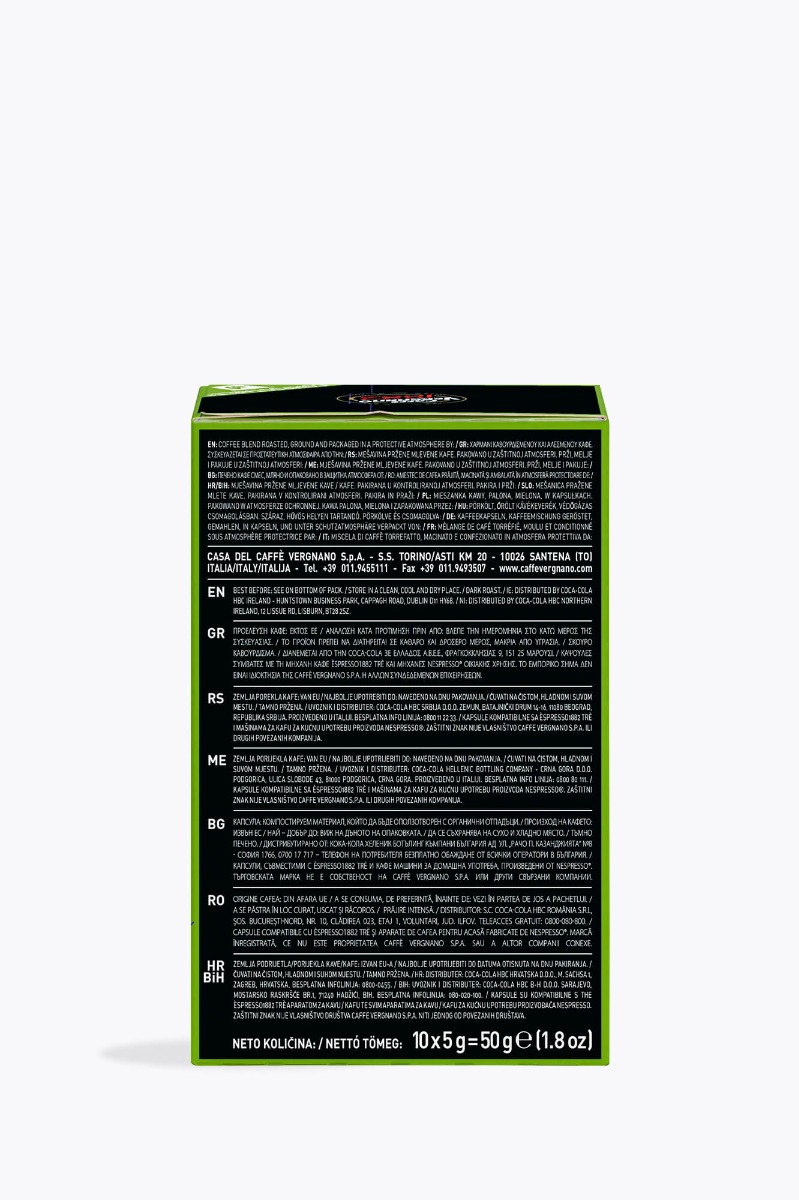 Caffè Vergnano Lungo Intenso 10 Kapseln Nespresso® kompatibel