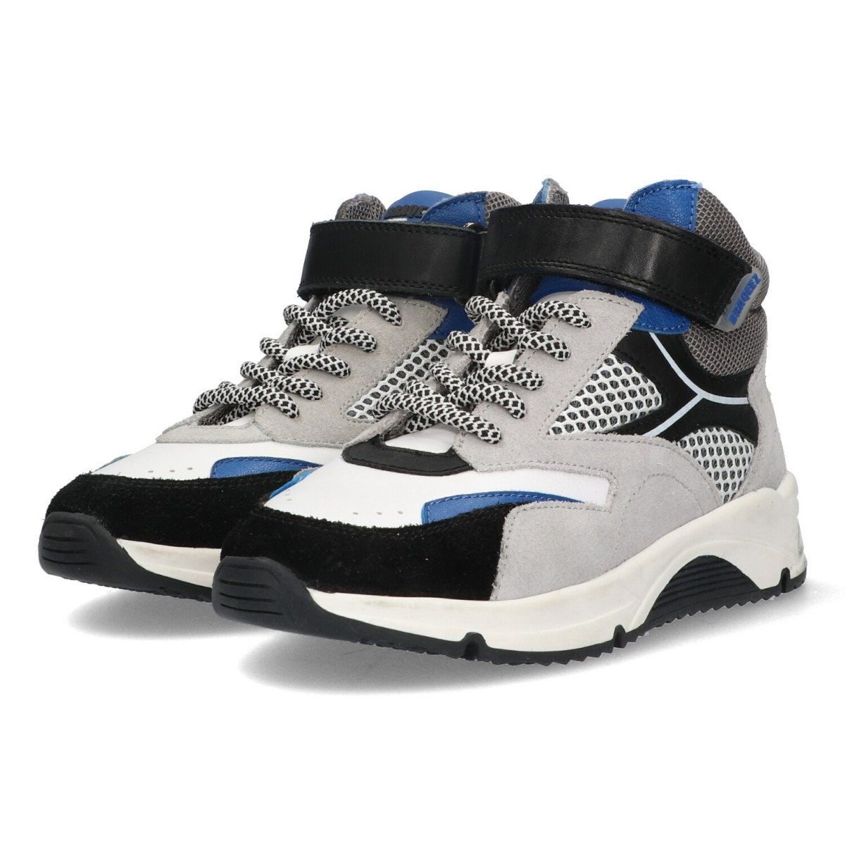 Fabio Flow - Hoge Sneakers Braqeez Blauw