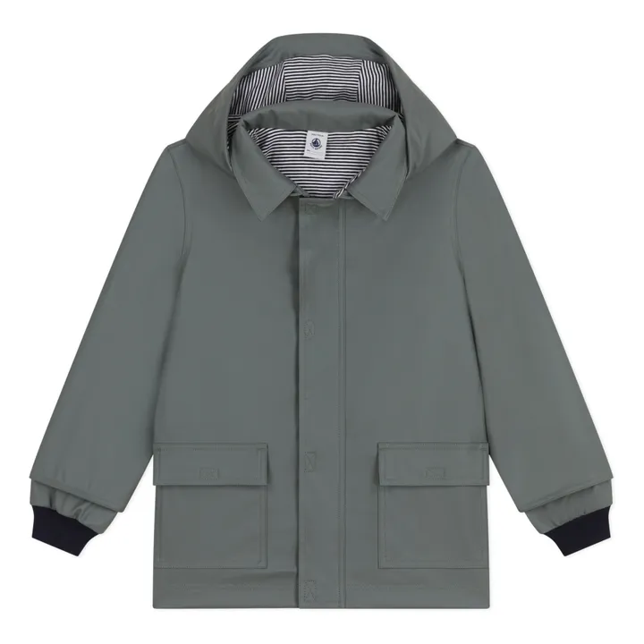 Petit Bateau Ciré Mauraine Doublé | Gris