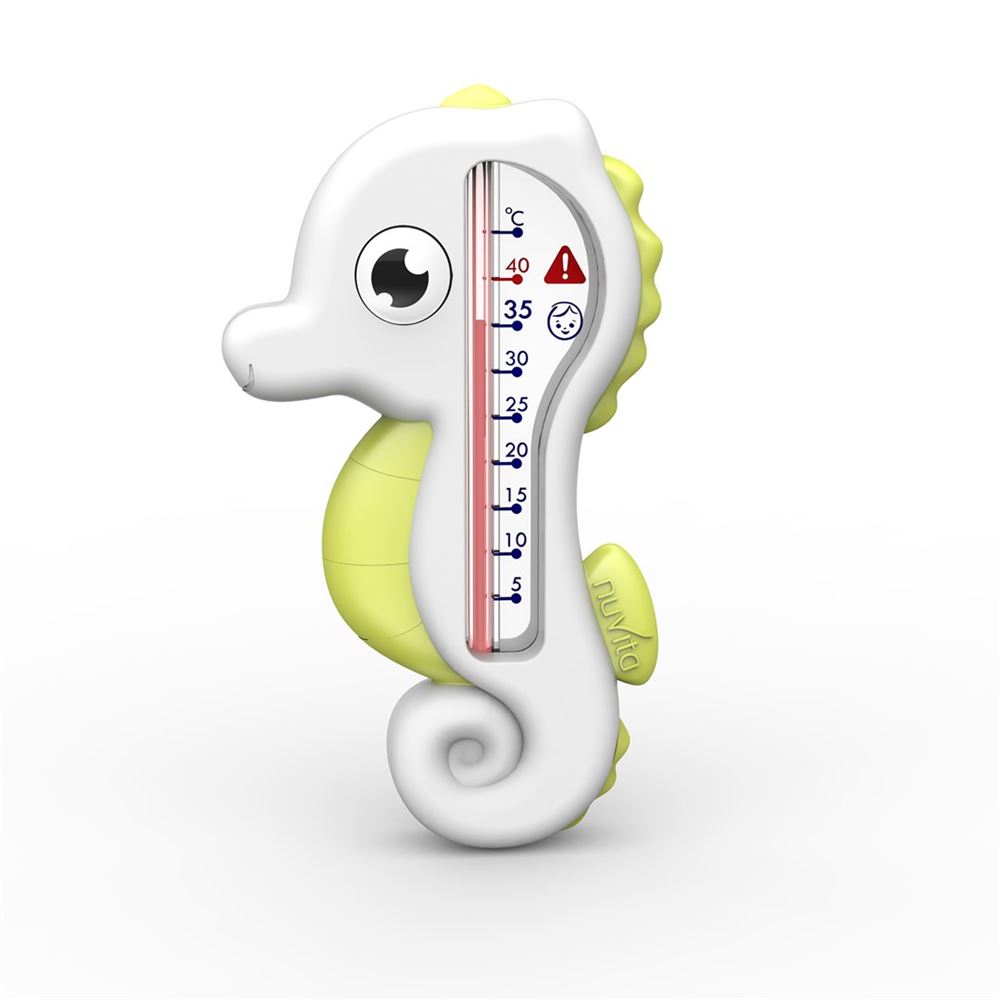 NUVITA Badthermometer Seepferdchen<br>1 Stück, grün