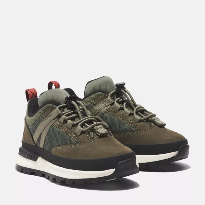 Euro Trekker Trainer para crianças pequenas na cor verde.