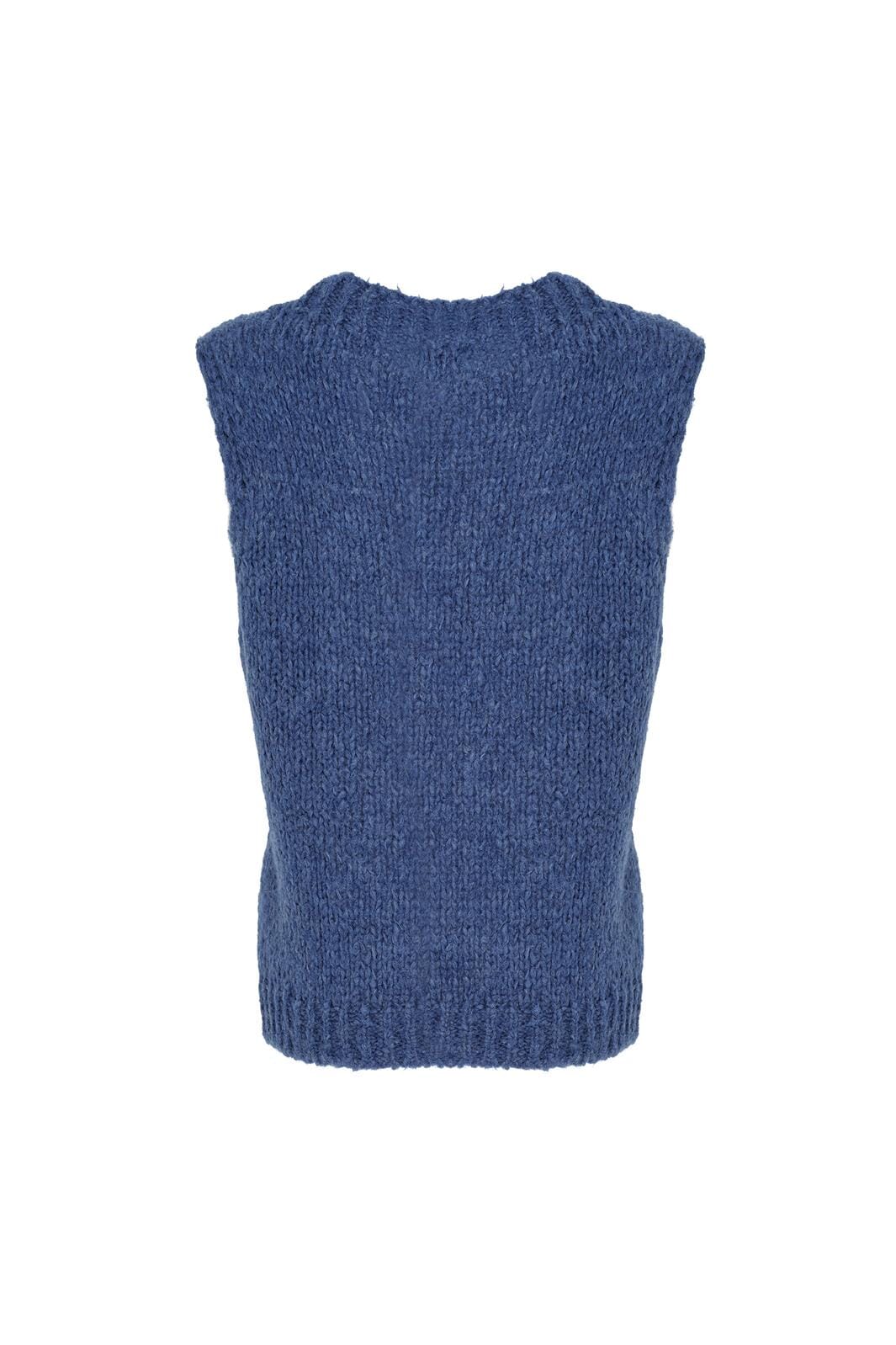 Noella Kala Vest Wool denim blue