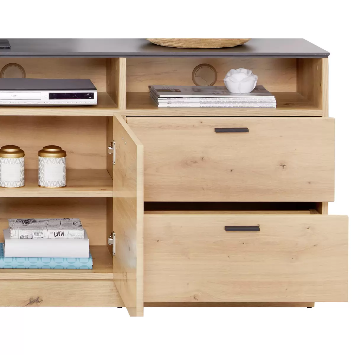 TV Möbel Tonale Artisan Eiche,grau