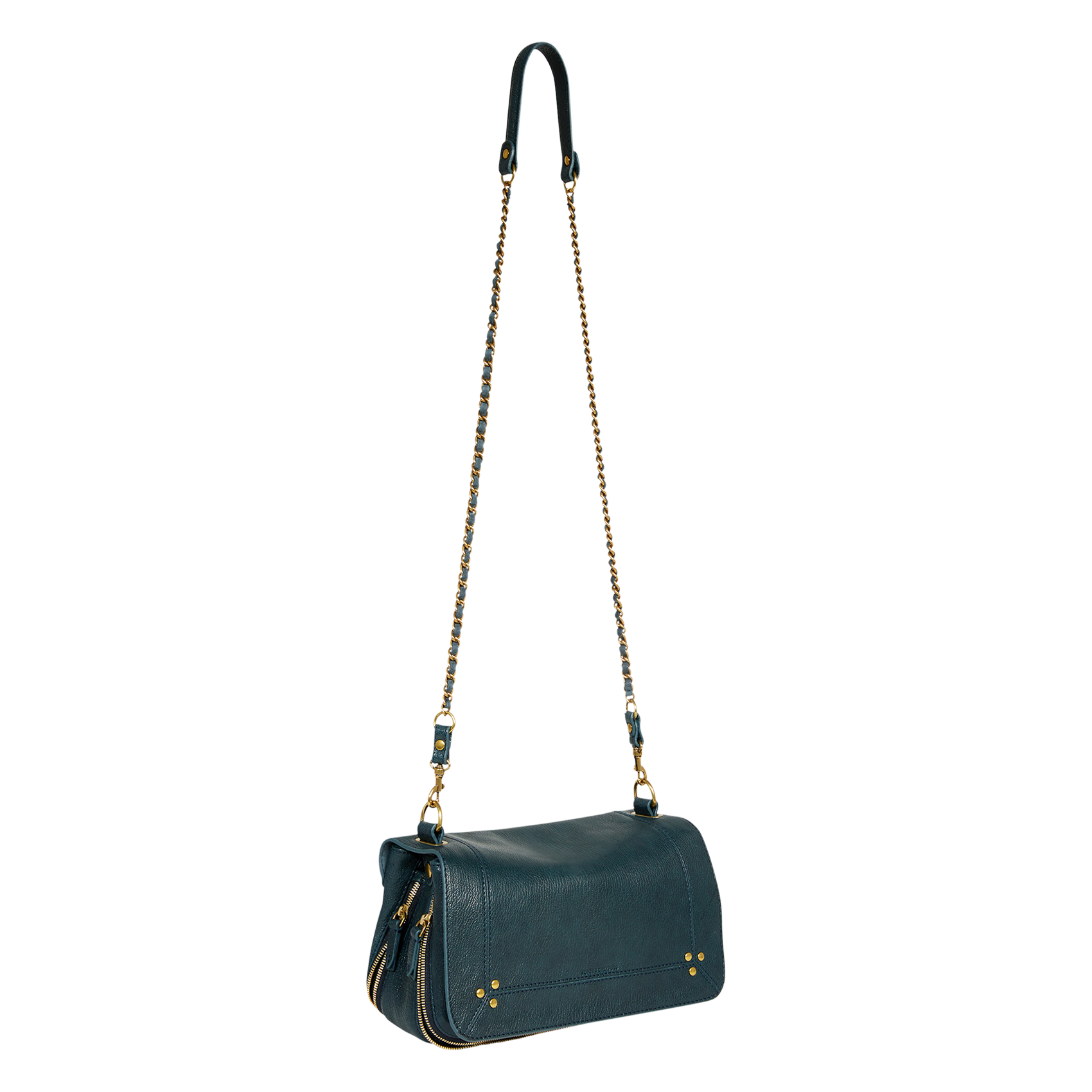BOBI - Sac bandoulière en cuir | Bleu