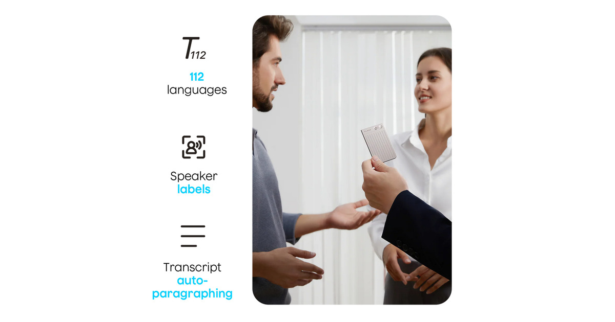 PlaudNote dicteerapparaat  (Zwart, 64 GB, Bluetooth (BLE 5.2), Wi-Fi (2.4GHz))