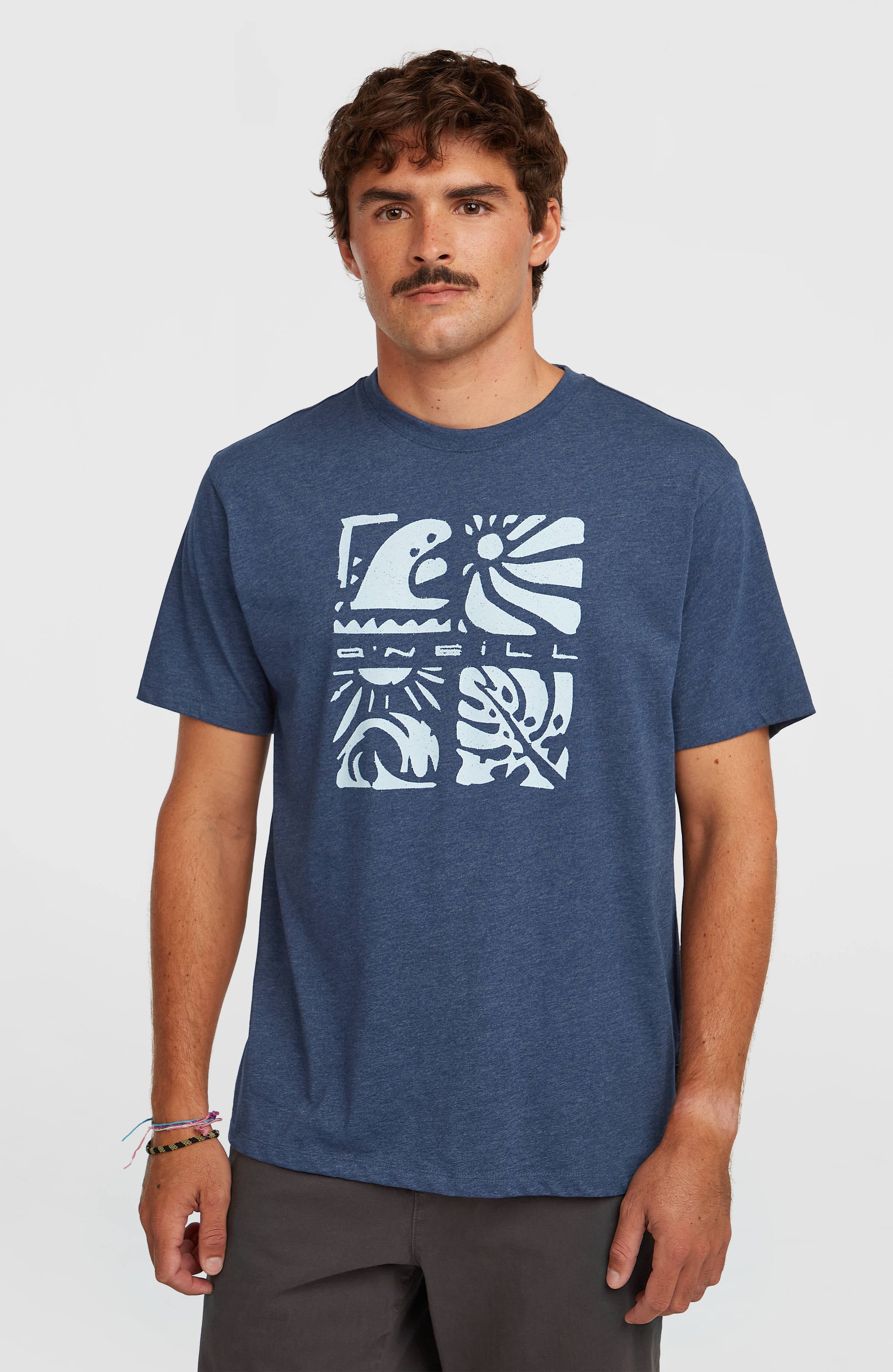 O'Neill Melange Front-Print T-shirt