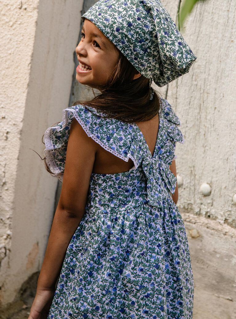 Robe fleuri dos nu