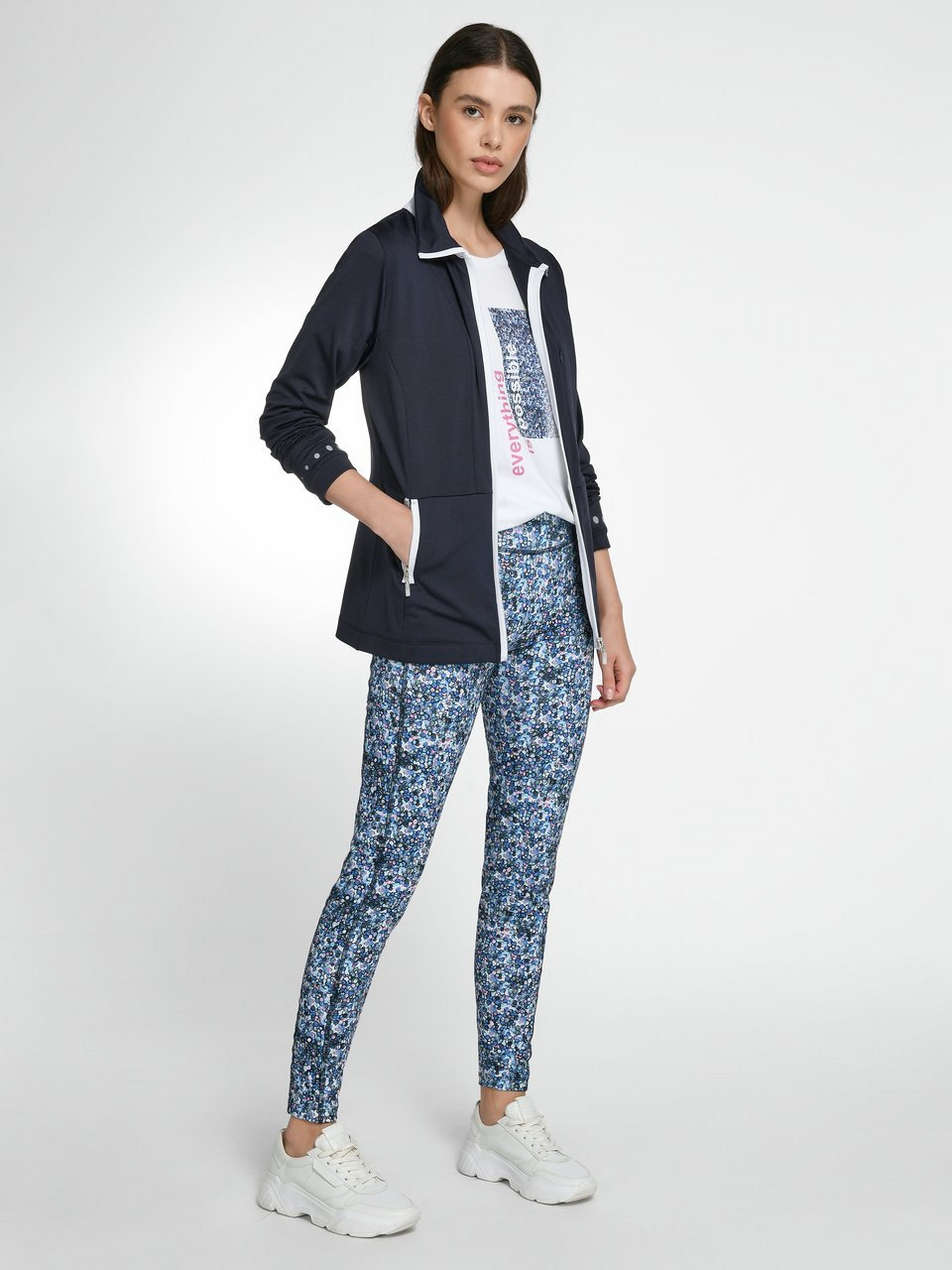 Jacke mit Umlegekragen