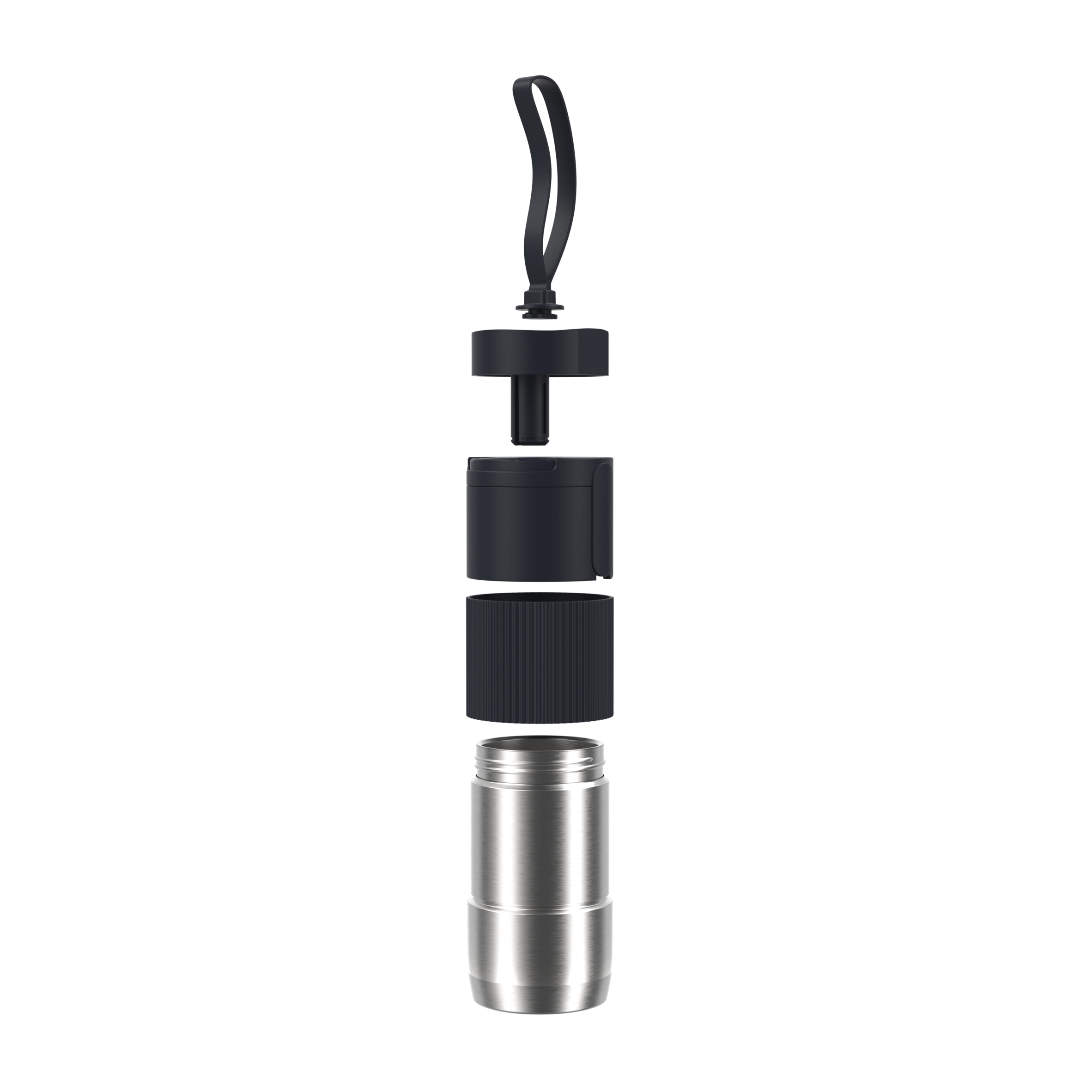 beYou N2190110 travel mug met flip-dop zwart (0,36L)