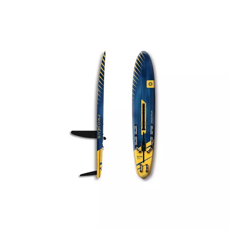 Planche à voile UNIFIBER Raceboard Proteus II 378 Carbon avec boardbag et sans ailerons