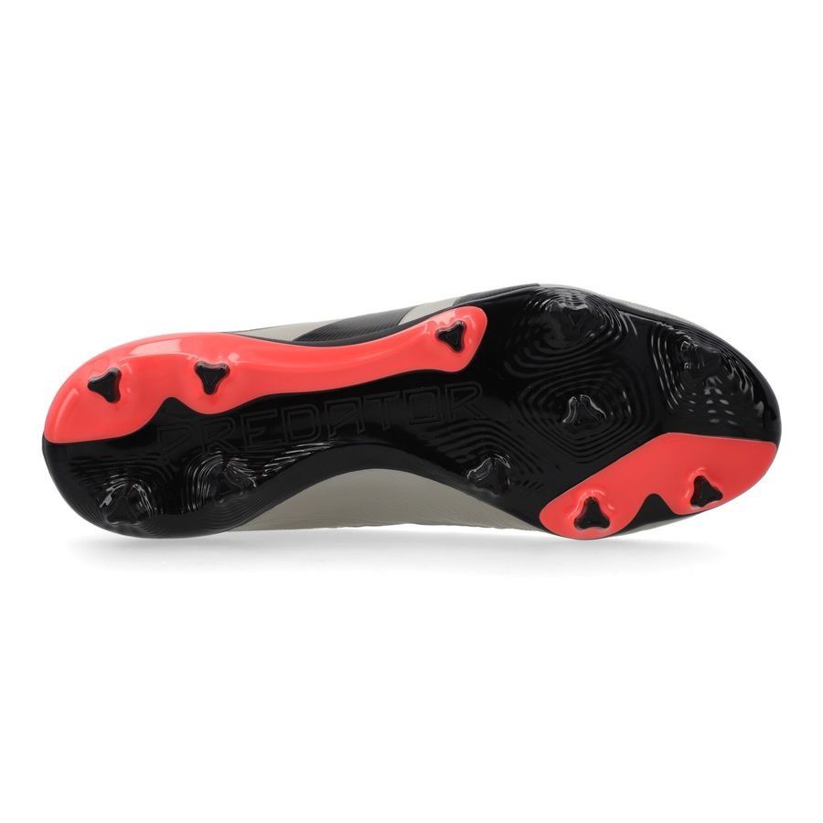 adidas Predator League Laceless FG Vivid Horizon - Argenté/Aurora Black/Turbo