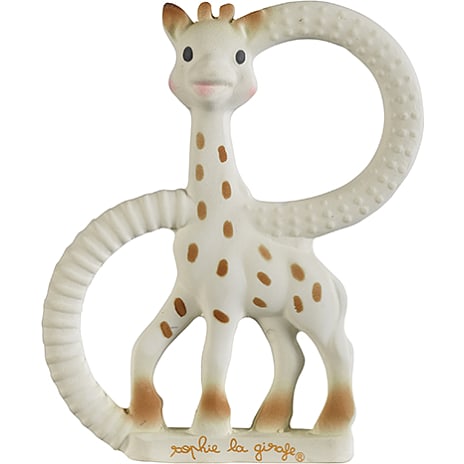 Sophie la Girafe bidering very soft