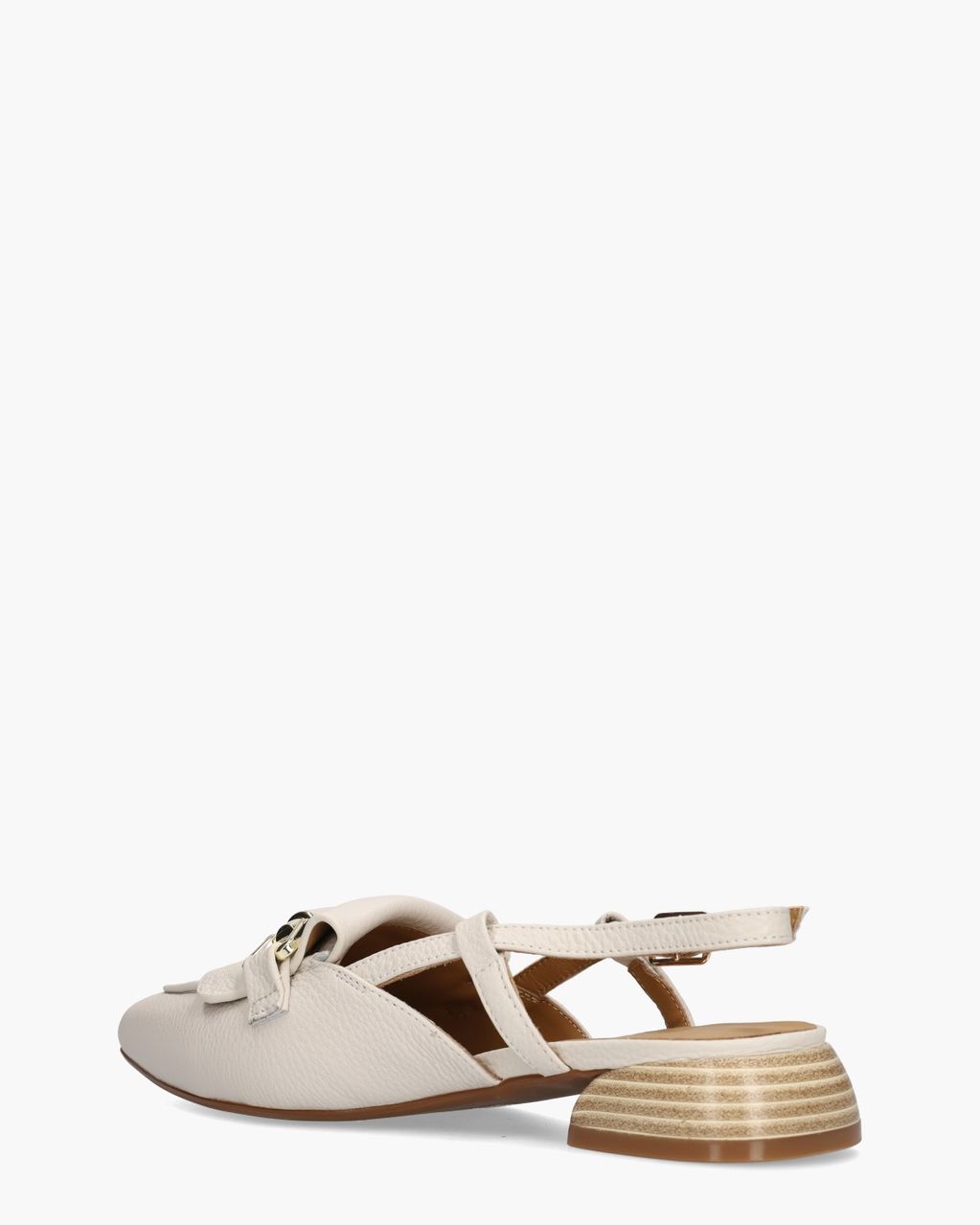 Di Lauro Walynn Off-White Dames Slingbackloafers