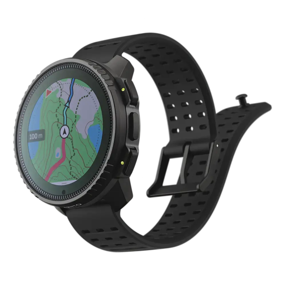 Suunto Vertical Solar Steel GPS Sporthorloge Zwart