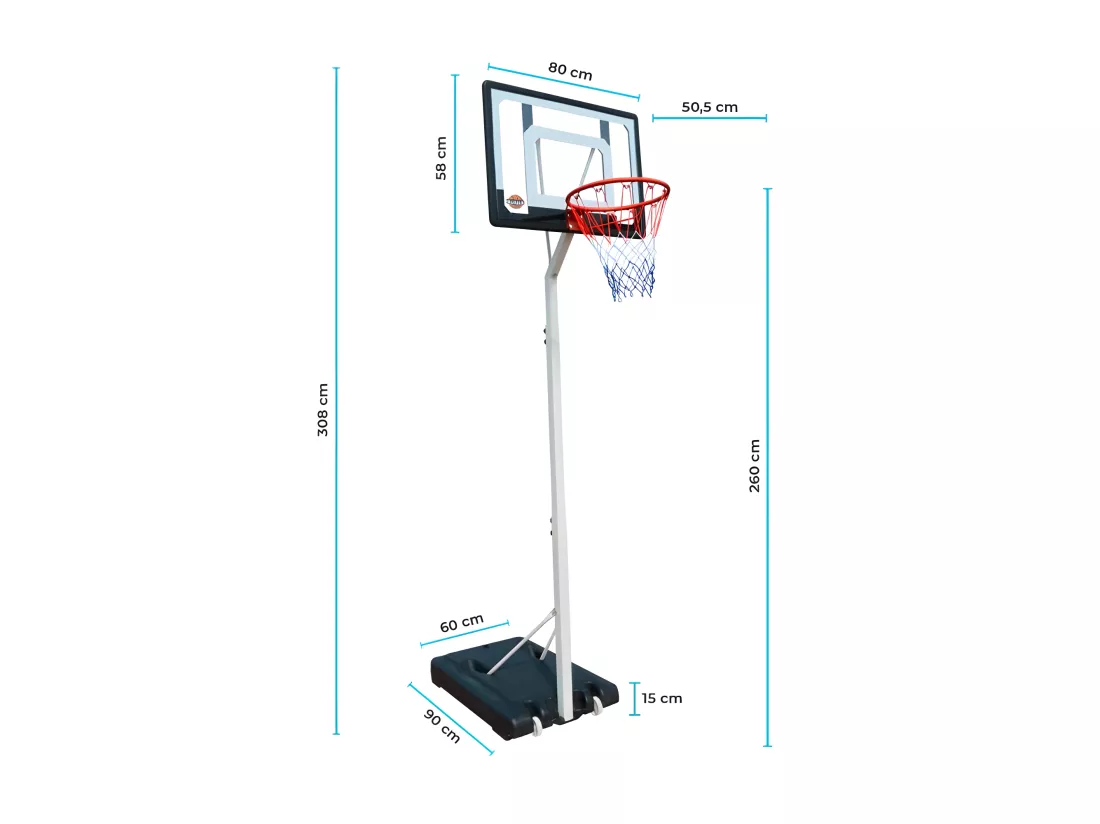 Panier de Basket sur Pied Mobile 