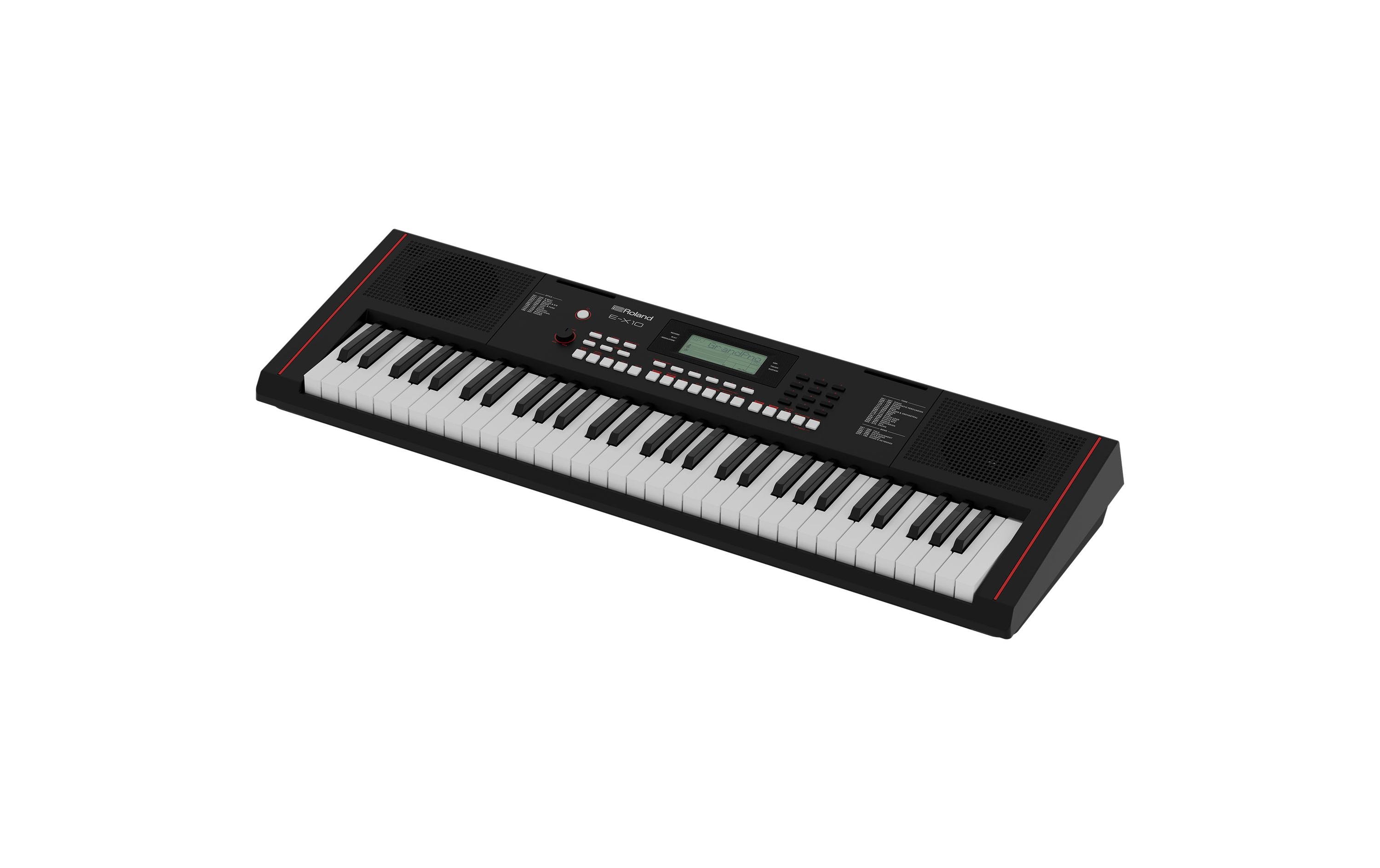 Keyboard E-X10<br>Modernes, tragbares Keyboard mit besonderer Qualität