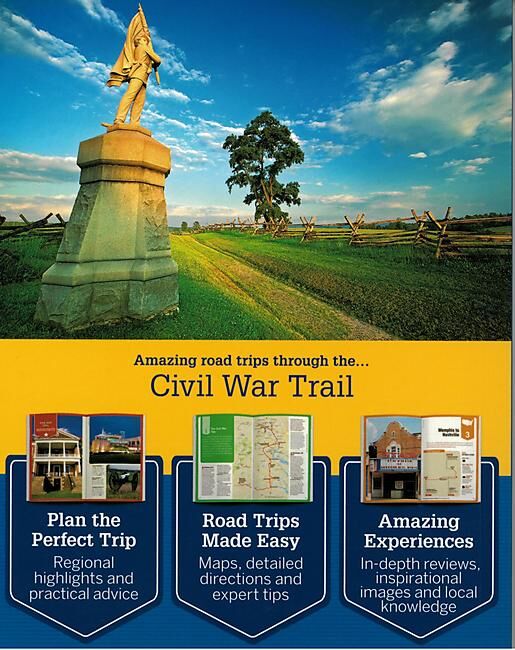 LONELY PLANET - CIVIL WAR TRAIL ROAD TRIPS