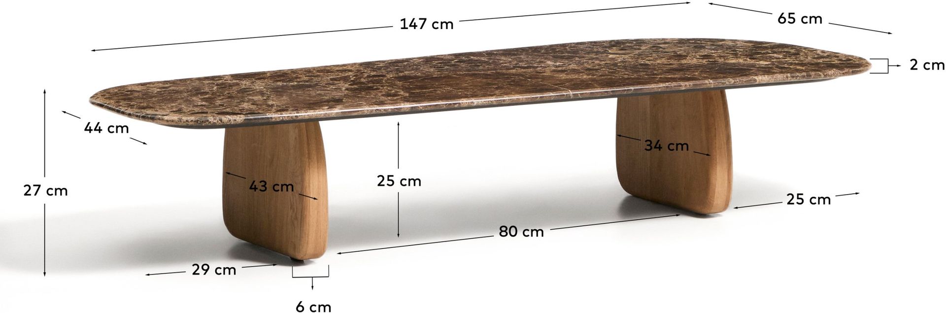 Kave Home   Pirita Salontafel