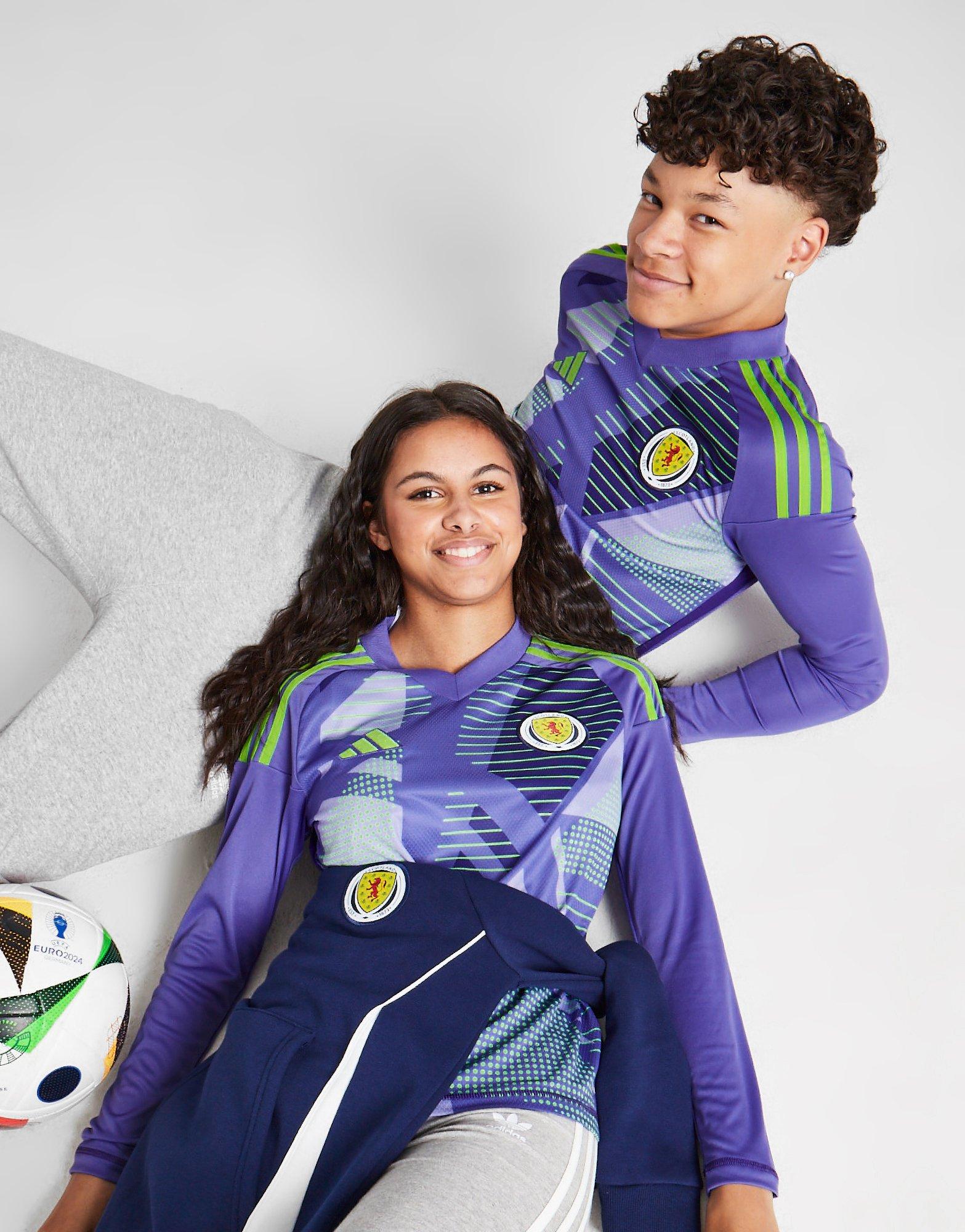 adidas Maillot de Gardien Extérieur à Manches Longues Ecosse 2024 Junior