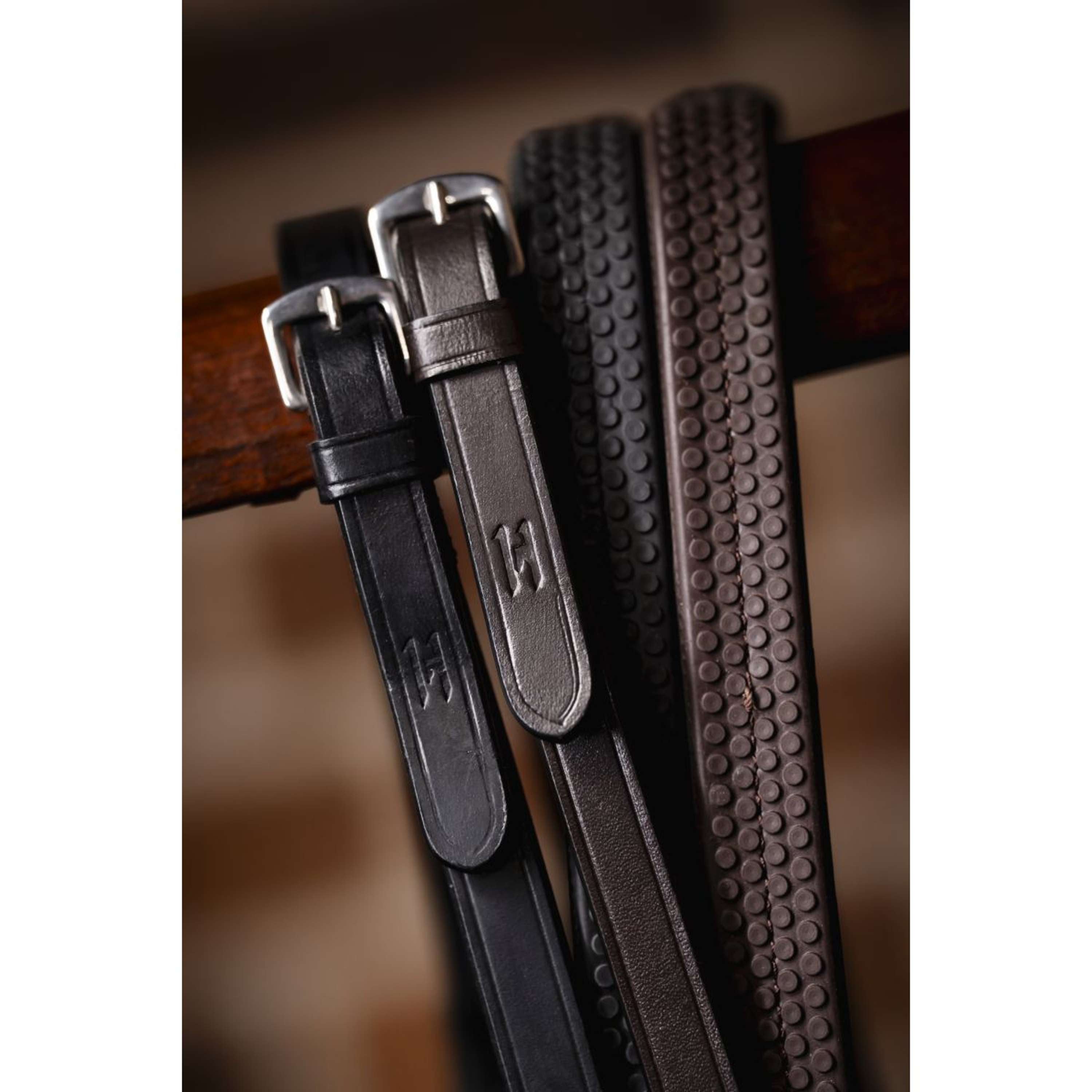 Horseware Teugels Rubber Grip Bruin